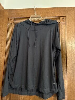 Women’s Long Sleeve Hoodie Tee - Grey